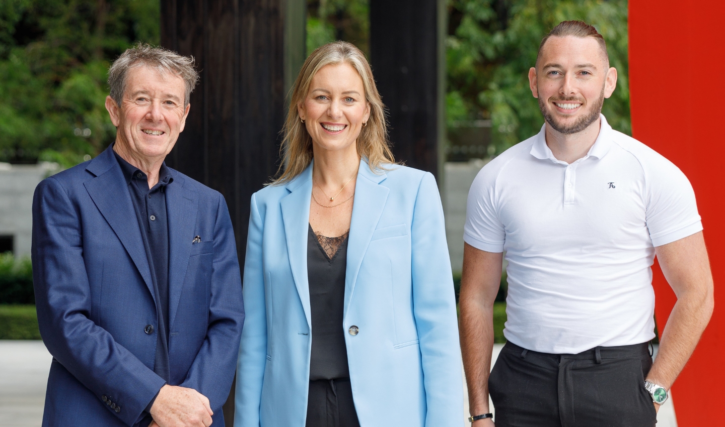 Paul O’Reilly, chairman and co-founder of Watt Footprint, Sinead Heaney, director of BES Management DAC and Paul Mahon, chief executive and co-founder of Watt Footprint. Photo by Colin Judge